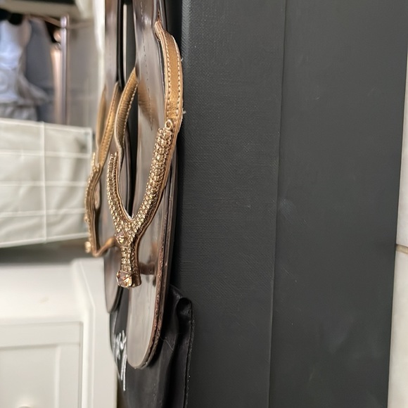 COPY - Giuseppe zanotti gold (bronze) thong - Picture 2 of 6